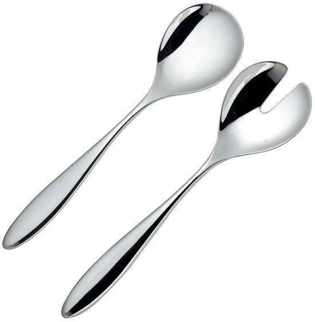 Alessi Mami Saladebestek SG38/14 - 2 Stuks - Zilver