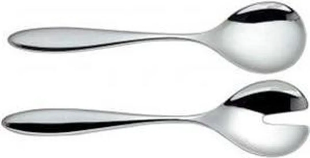 Alessi Mami Saladebestek SG38/14 - 2 Stuks - Zilver