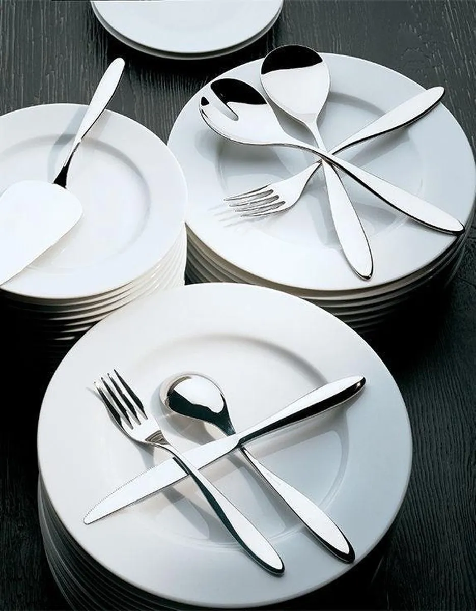 Alessi Mami Saladebestek SG38/14 - 2 Stuks - Zilver