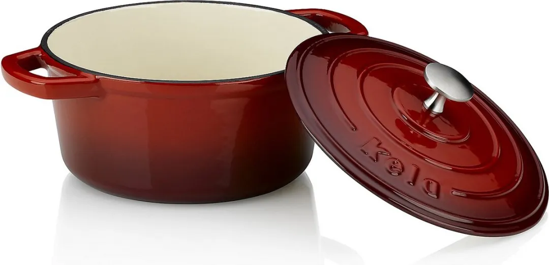 Kela Gietijzeren Braadpan 21cm - 2L - Rood
