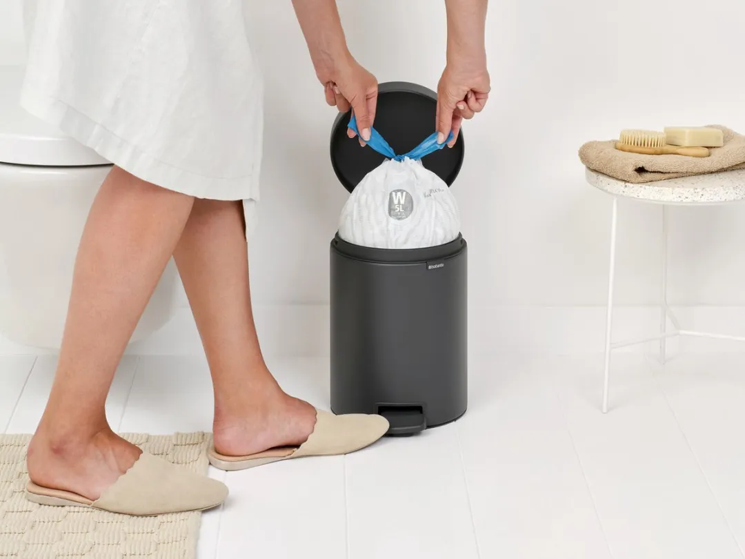 Brabantia NewIcon Prullenbak 5L - Mineral Infinite Grey - afbeelding 6 van 6