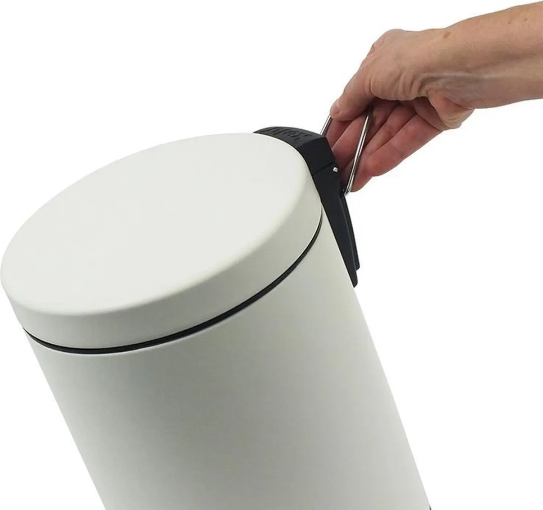 Kela Keuken Afvalemmer 12L - Wit