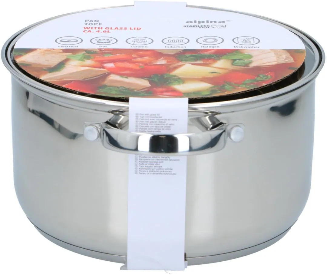 Alpina Pan 4.7L Ø22cm - Zwart