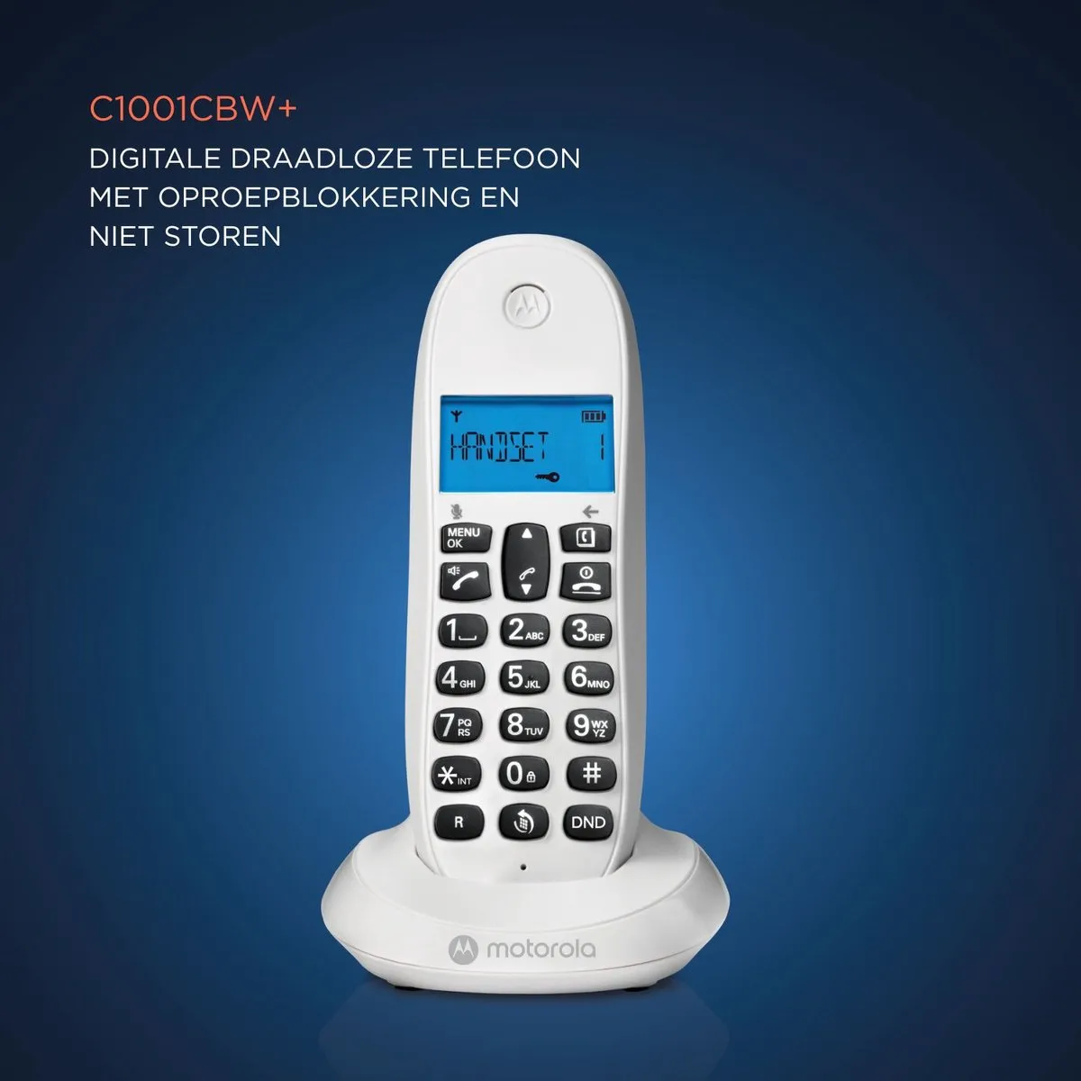 Motorola C1001CBW+ DECT Telefoon - Wit