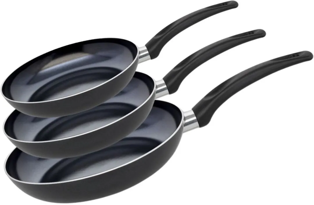 Fackelmann Elo 9807750 Set van 3 Aluminium Pannen
