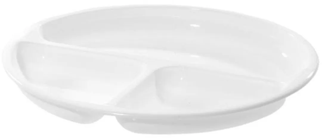 Westmark Magnetronbord 25cm - 3 Compartimenten - Wit