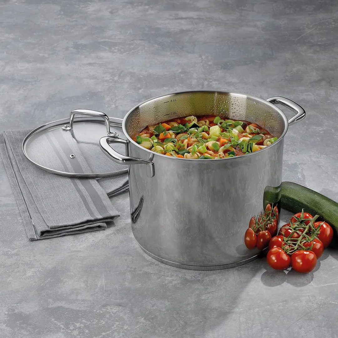 Kela Soeppan RVS 8L - 24cm - Zilver