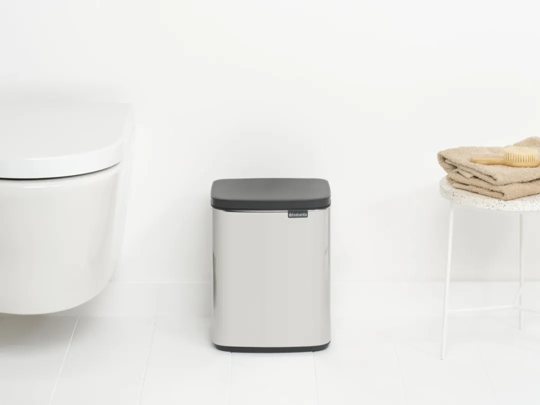 Brabantia Bo Prullenbak 7L - Brilliant Steel