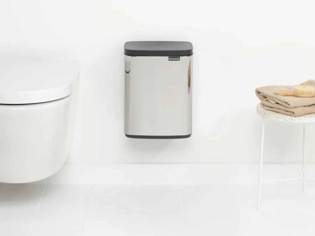 Brabantia Bo Prullenbak 7L - Brilliant Steel - afbeelding 6 van 6
