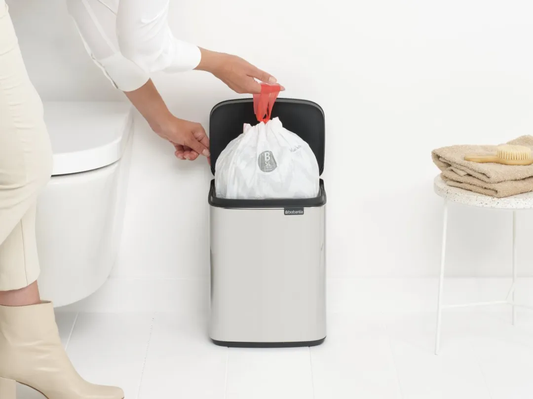 Brabantia Bo Prullenbak 7L - Brilliant Steel
