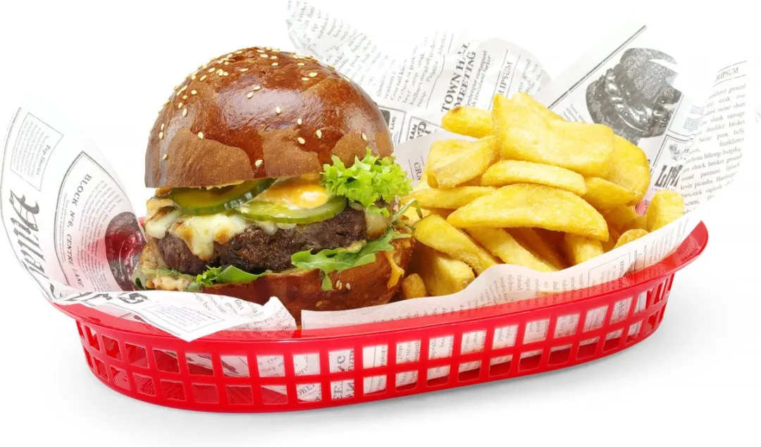 HENDI Serveermanden Fastfood 426319 - 6 Stuks - Rood