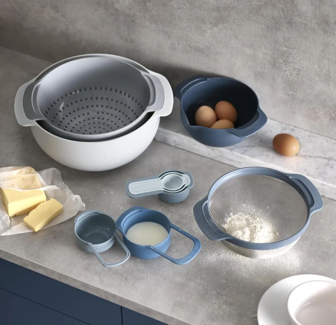 Joseph Joseph Schalenset 9-delig Blauw - 28.5cm