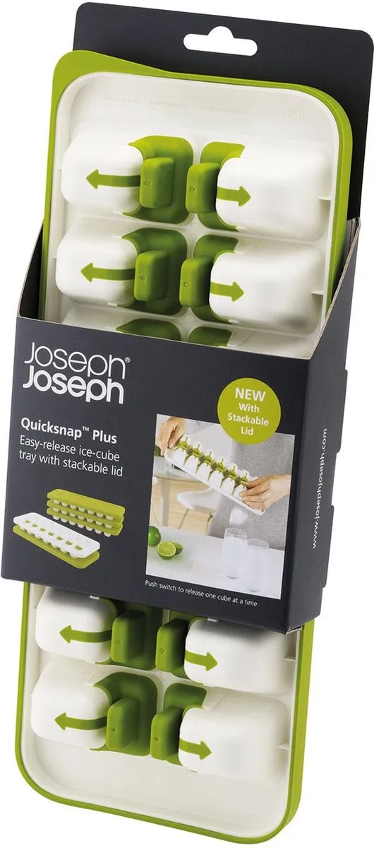 Joseph Joseph QuickSnap Plus IJsblokjesvorm 14 Stuks - Groen