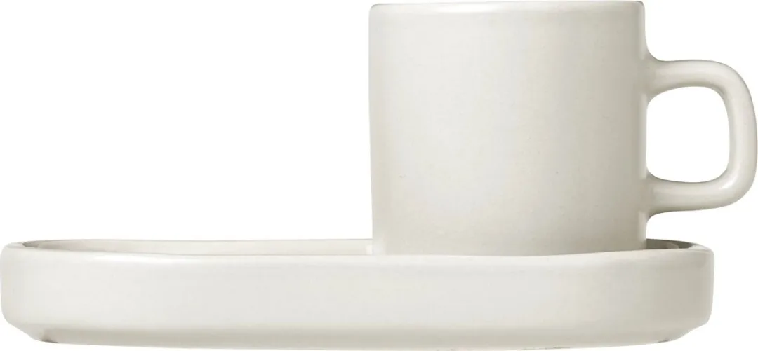 Blomus PILAR Kopjes en Schotel 50ml