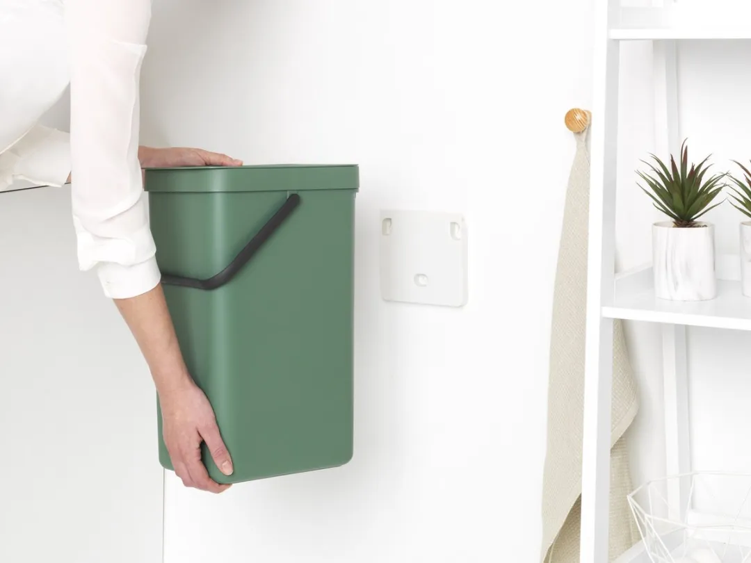 Brabantia Sort & Go Prullenbak 16L - Fir Green - afbeelding 6 van 6