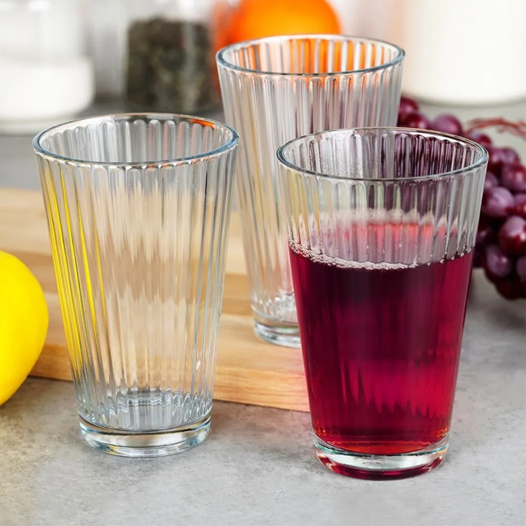 Excellent Houseware Drinkglazenset 300ml - 3 Stuks Transparant