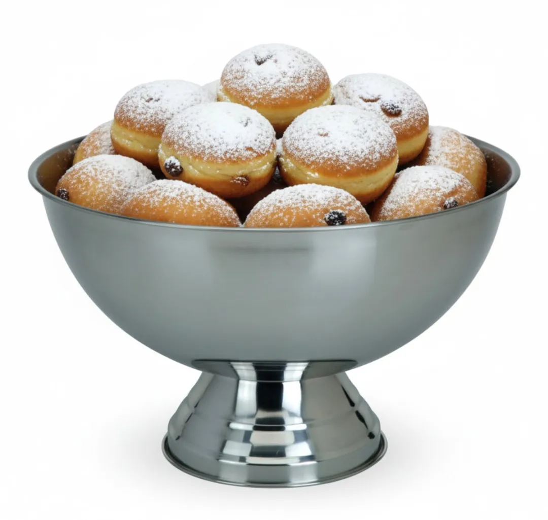 Excellent Houseware Oliebollen Schaal RVS 39x24cm