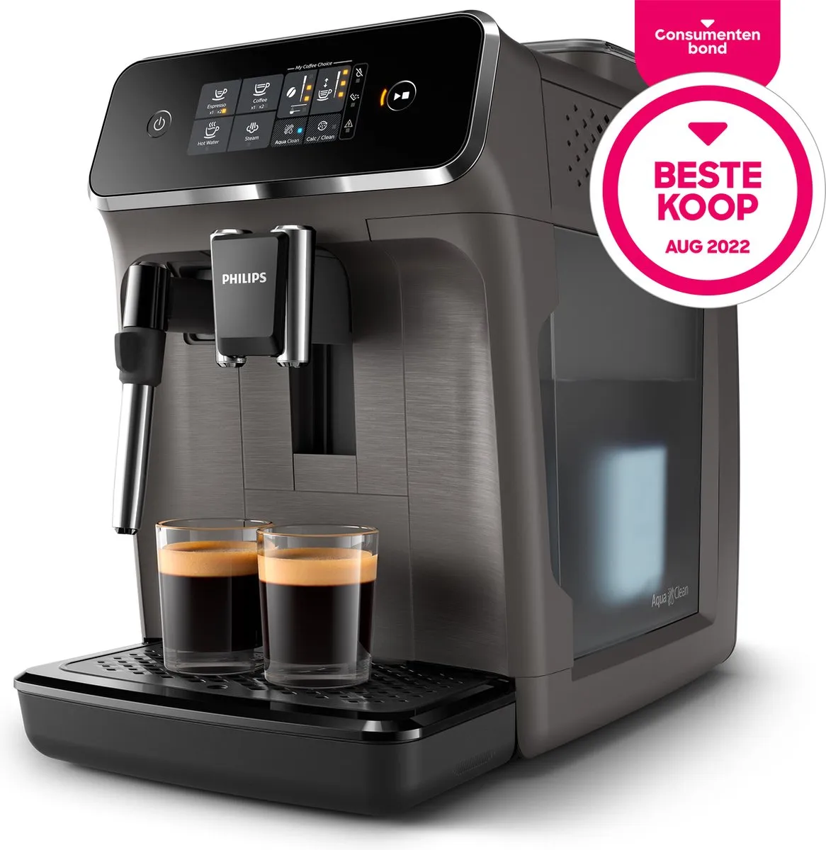 Philips 2200 Series EP2224/10 Espressomachine - Kasjmiergrijs