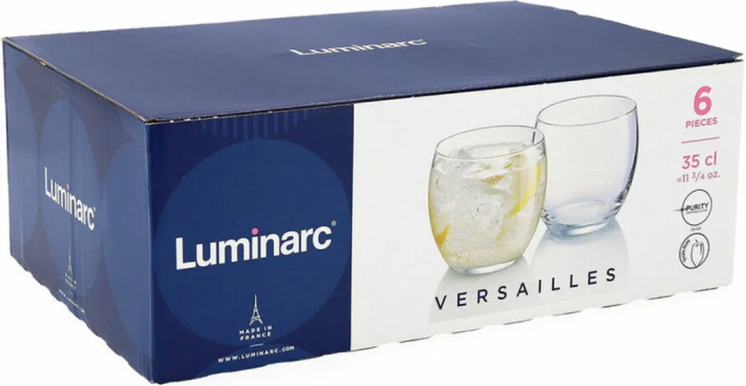 Luminarc Versailles Sapglas - 6 Stuks 0.35L
