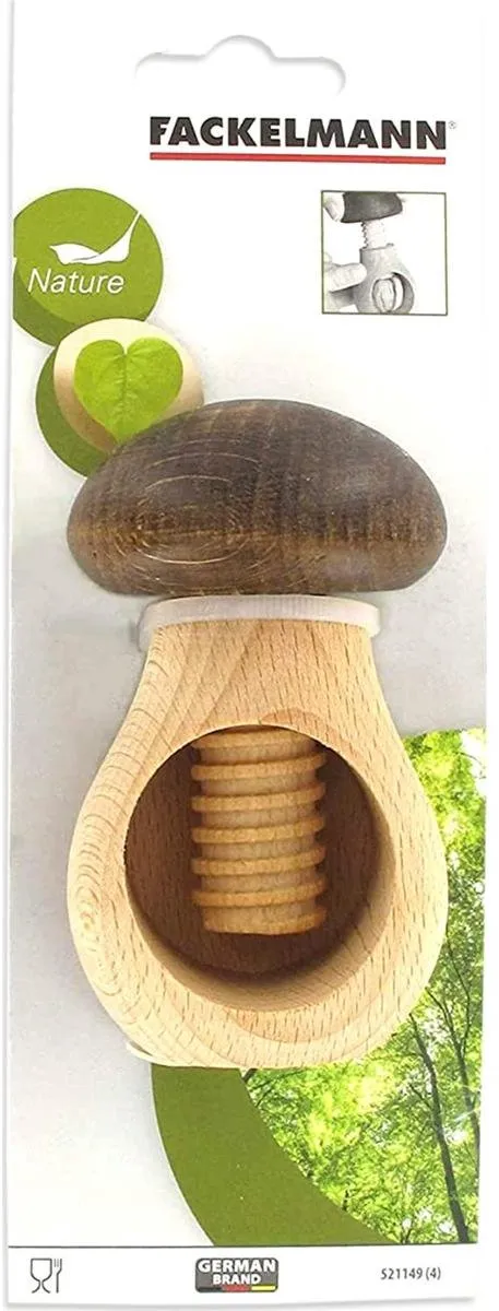 Fackelmann Houten Notenkraker Bruin - 10x6cm - afbeelding 6 van 6