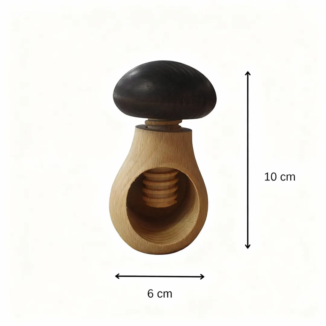 Fackelmann Houten Notenkraker Bruin - 10x6cm