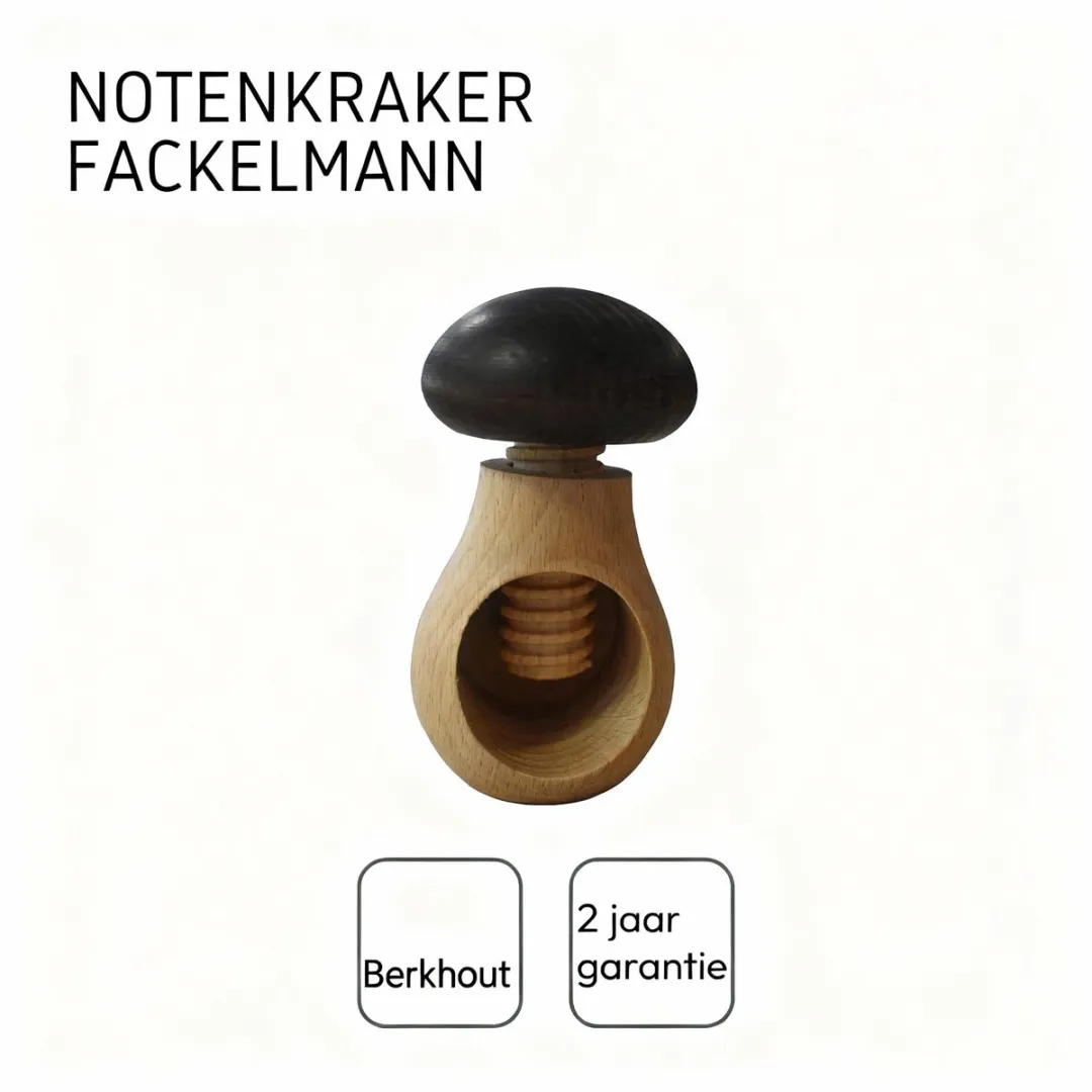 Fackelmann Houten Notenkraker Bruin - 10x6cm