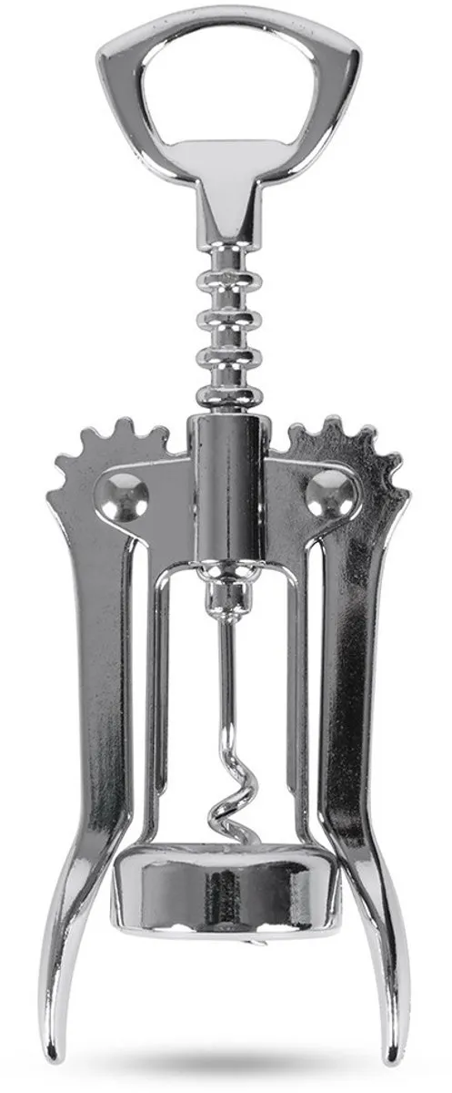 Excellent Houseware Stalen Kurkentrekker 17cm - Zilver - afbeelding 6 van 6
