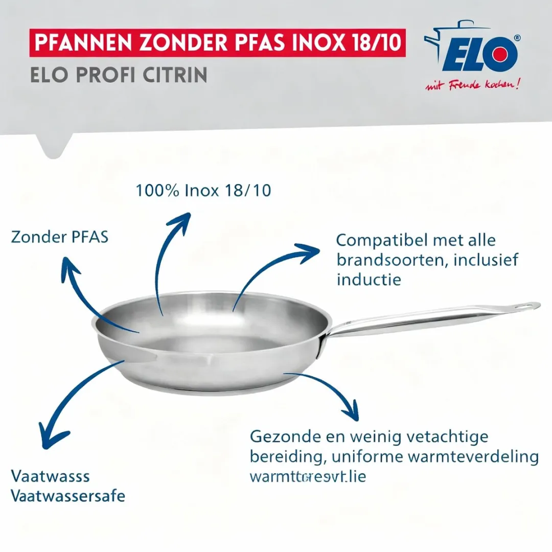 Fackelmann Elo Profi Keukenset 6-delig - Roestvrij staal
