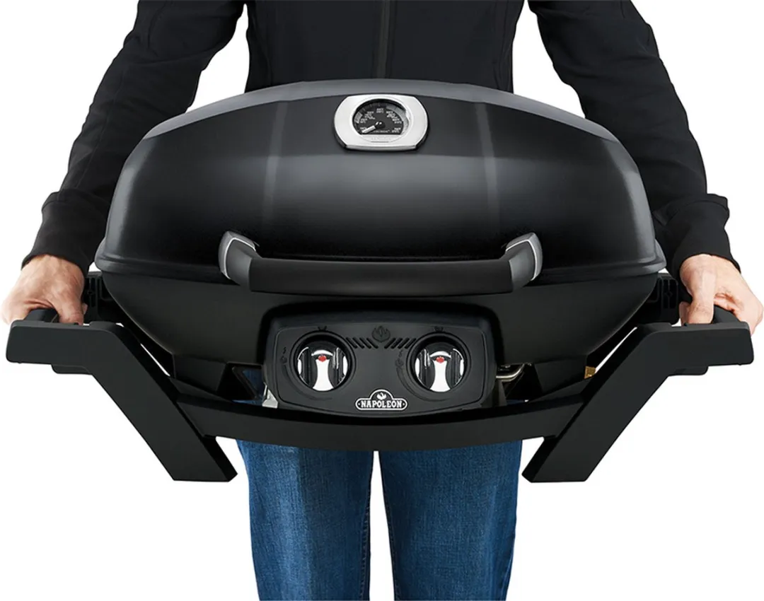 Napoleon TravelQ PRO 285 Gas BBQ - 2 Branders - Zwart