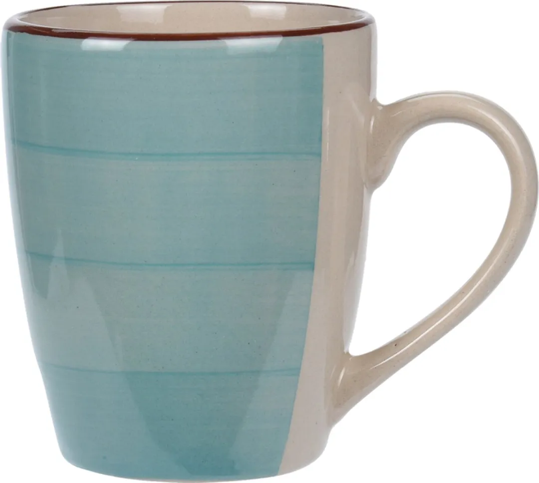 Excellent Houseware Mokken 360ml - 4 Stuks - Blauw