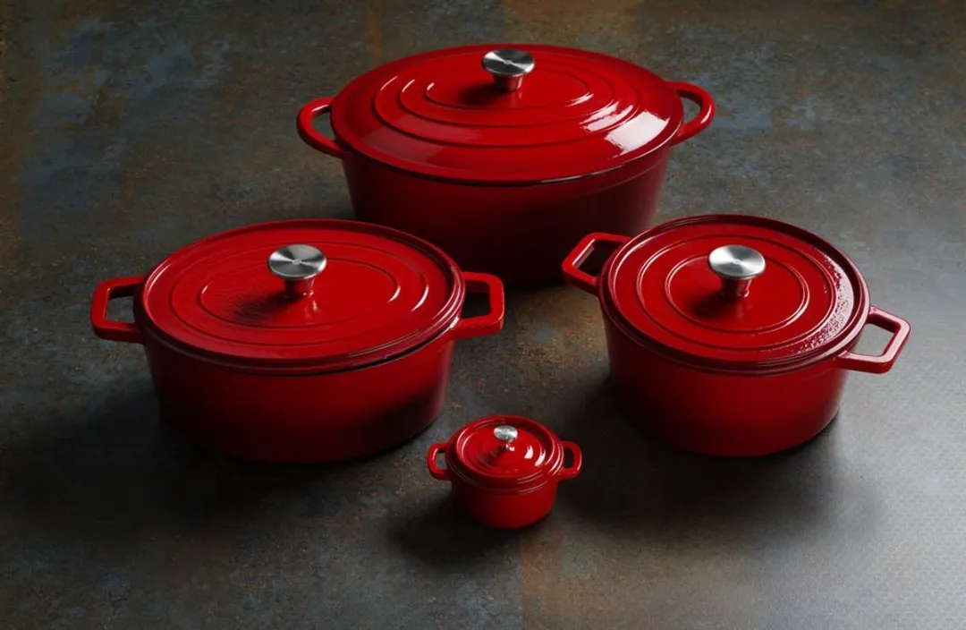 HENDI Braadpan 3,7L - Rood