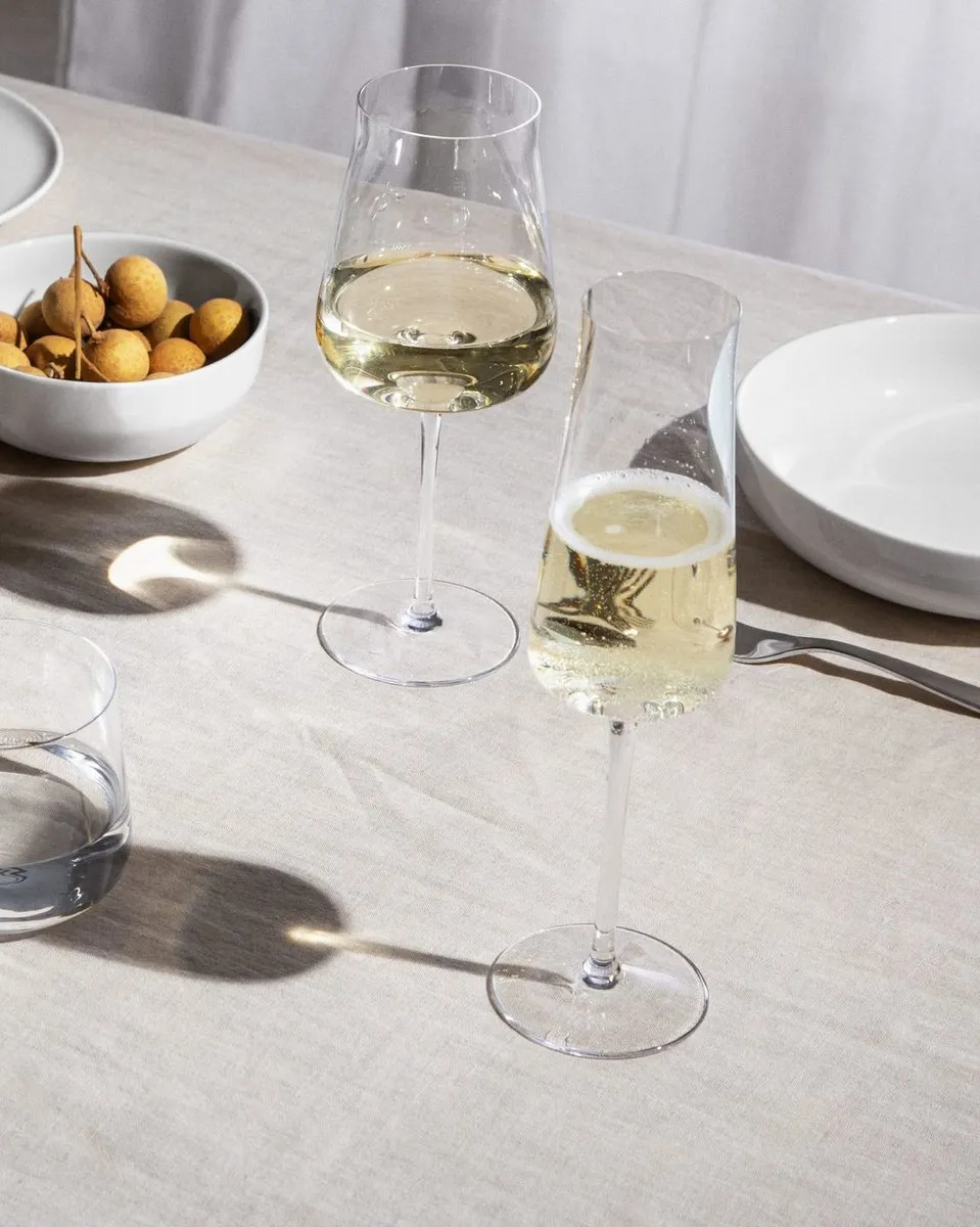 Alessi Eugenia Champagneglazen - 4 Stuks - Transparant