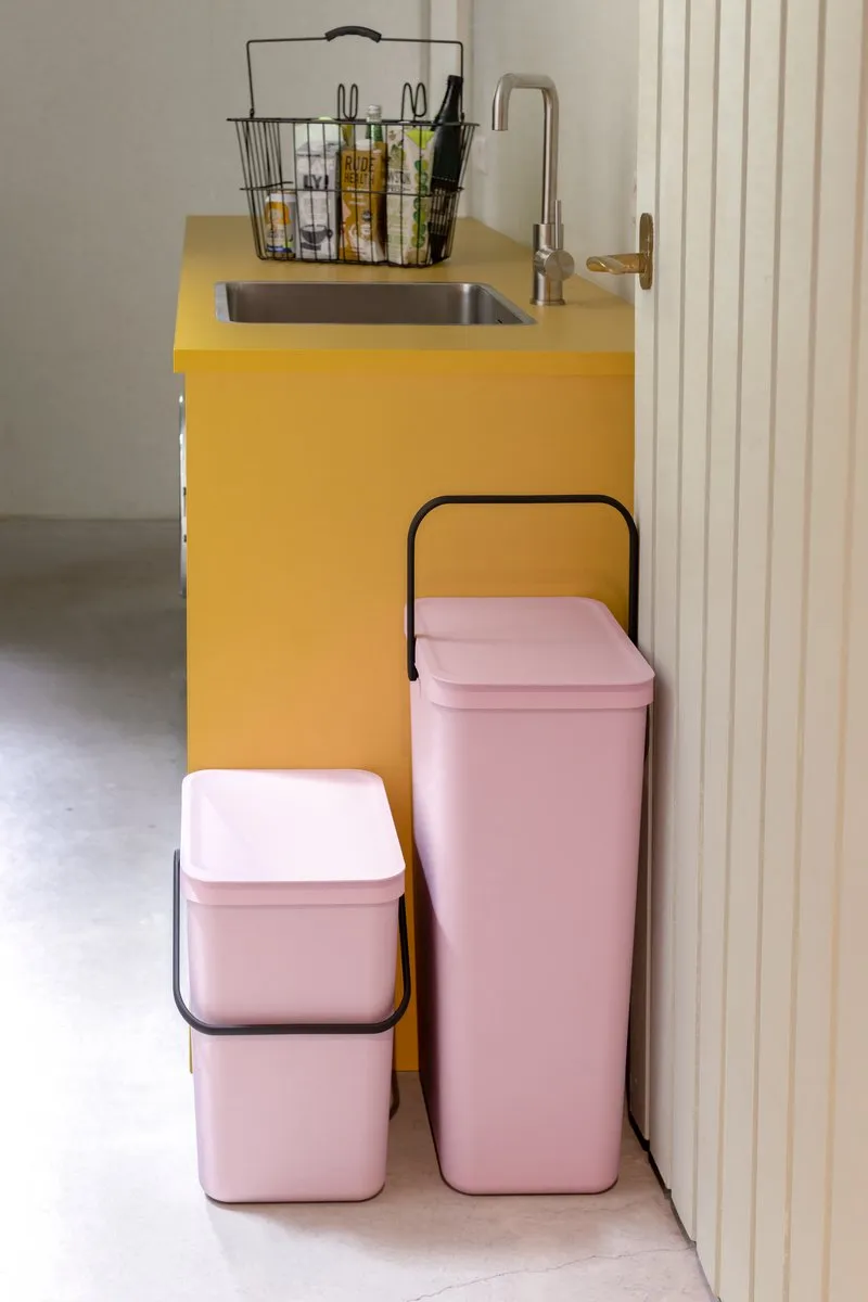 Brabantia Sort & Go Prullenbak 40L - Lilac Pink - afbeelding 6 van 6