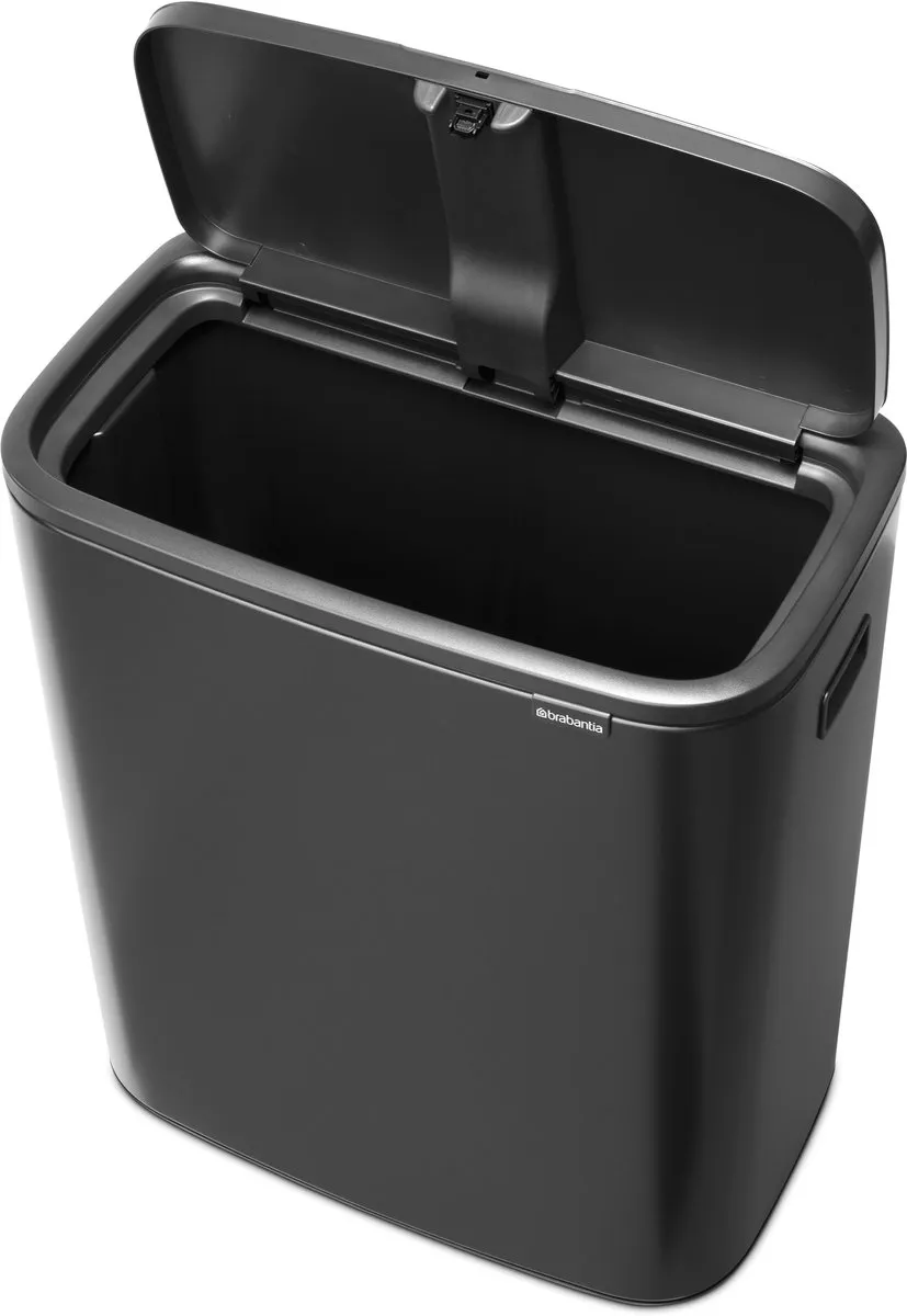 Brabantia Bo Touch Prullenbak 60L - 1 Vak - Mineral Moonlight Black - afbeelding 6 van 6