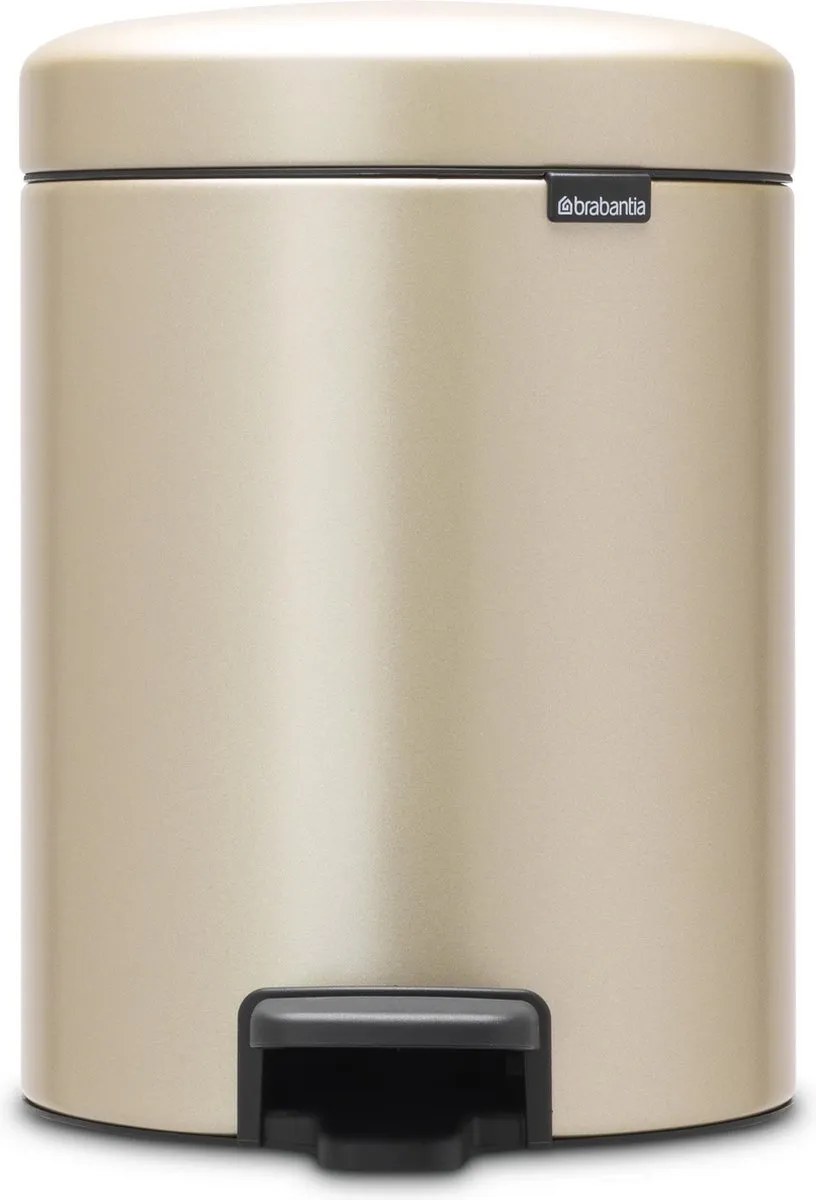 Brabantia NewIcon Prullenbak 5L - Metallic Gold