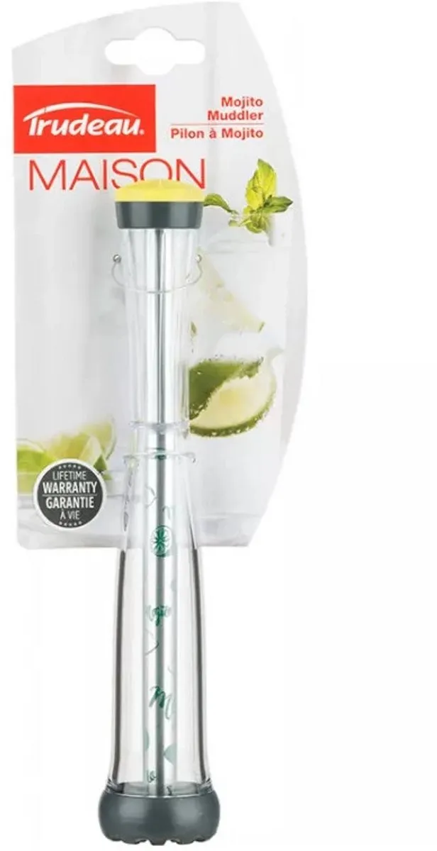 Trudeau Cocktail Stamper - 1,5 cm - Transparant