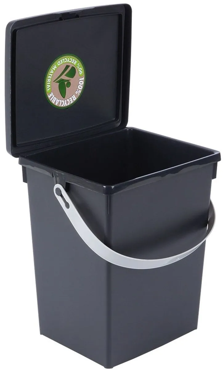 Excellent Houseware Gft Afvalbakje 5,5L - Antraciet
