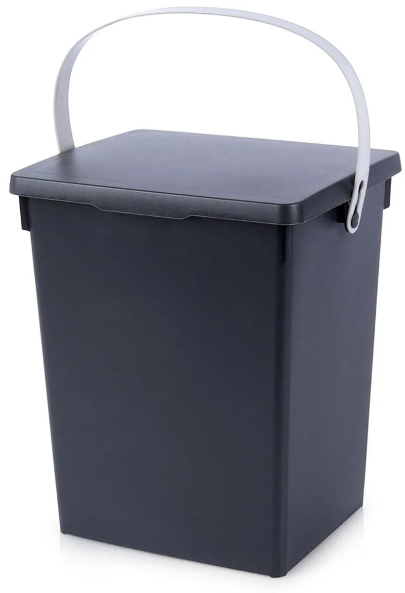 Excellent Houseware Gft Afvalbakje 5,5L - Antraciet - afbeelding 6 van 6
