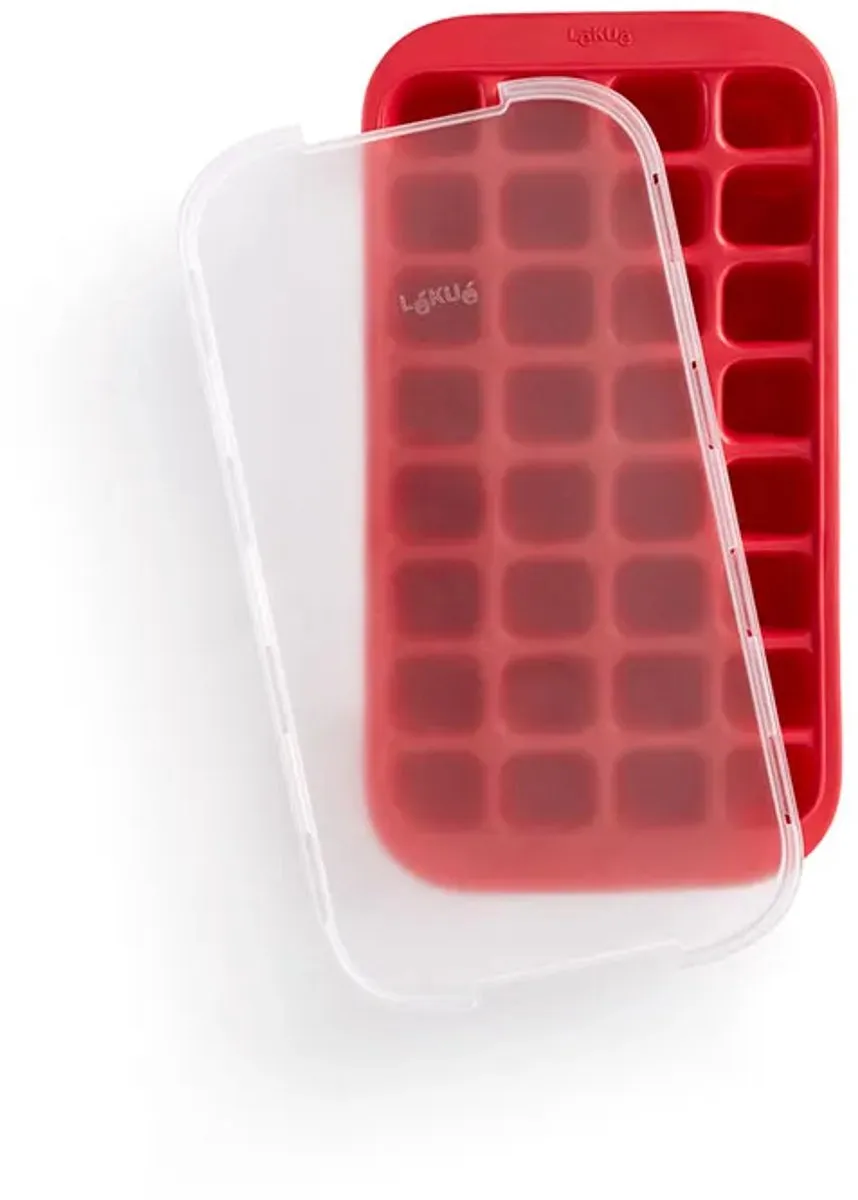 Lékué IJsblokjesvorm 32 Stuks - Rood