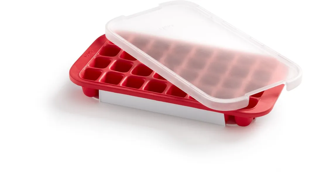 Lékué IJsblokjesvorm 32 Stuks - Rood
