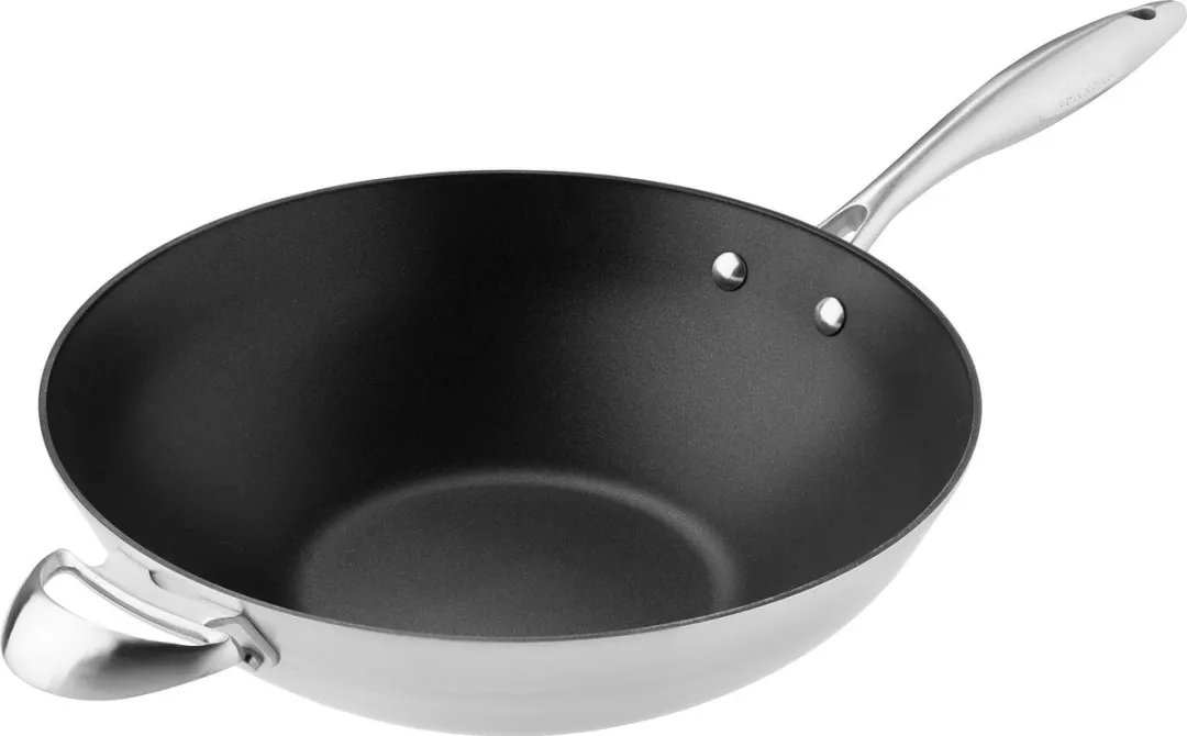Scanpan CTX Wok 32cm - Geborsteld RVS
