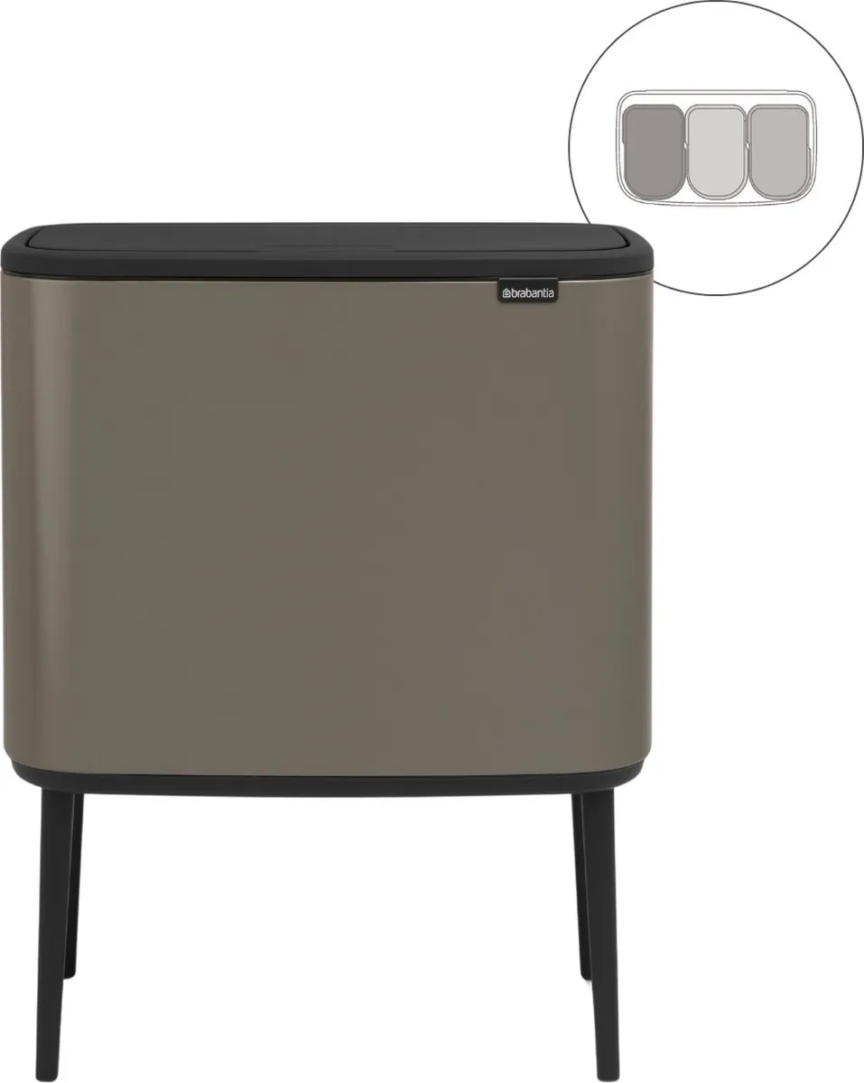Brabantia Bo Touch Bin Prullenbak 316043