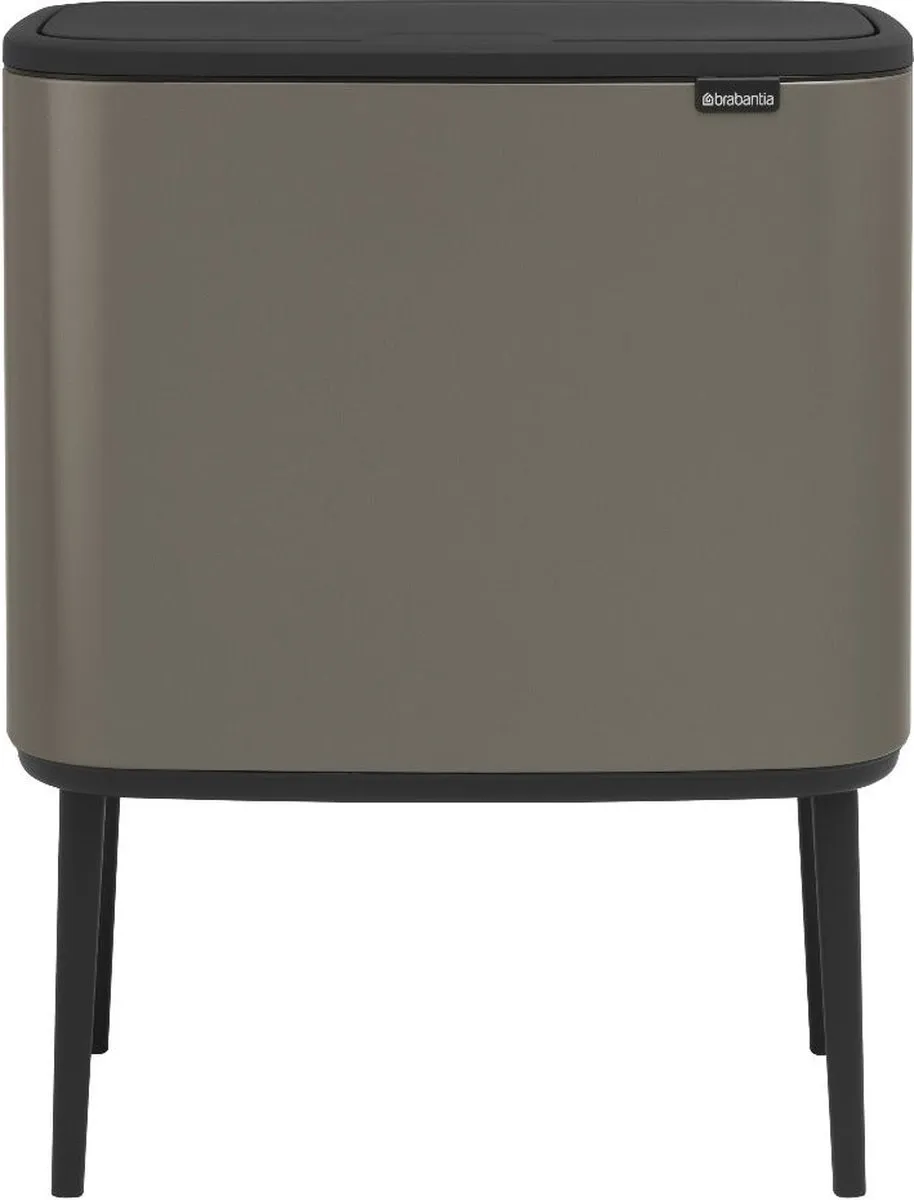 Brabantia Bo Touch Bin Prullenbak 316043 - 3x11L - Platinum