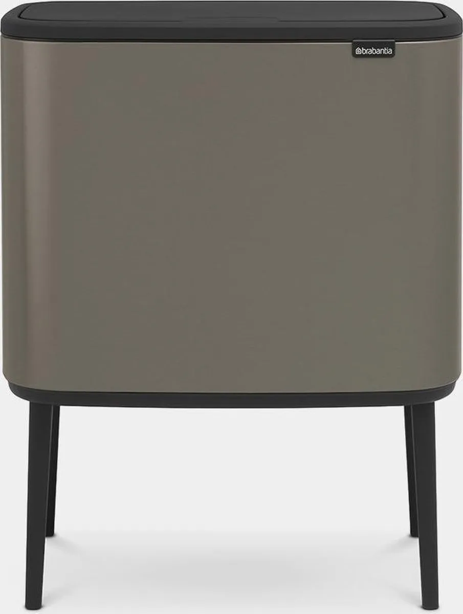 Brabantia Bo Touch Bin Prullenbak 316043 - 3x11L - Platinum