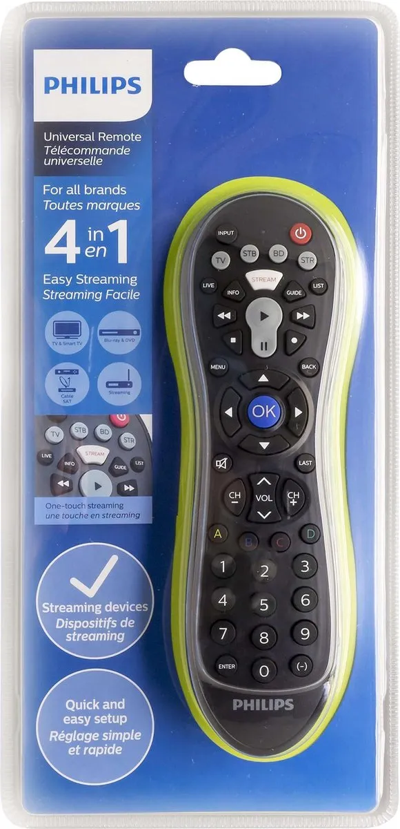 Philips SRP3014 Universele Afstandsbediening - Zwart