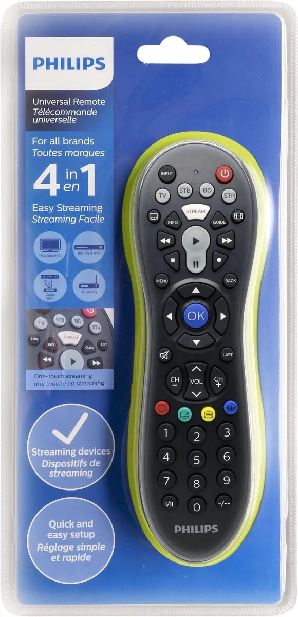 Philips SRP3014 Universele Afstandsbediening - Zwart