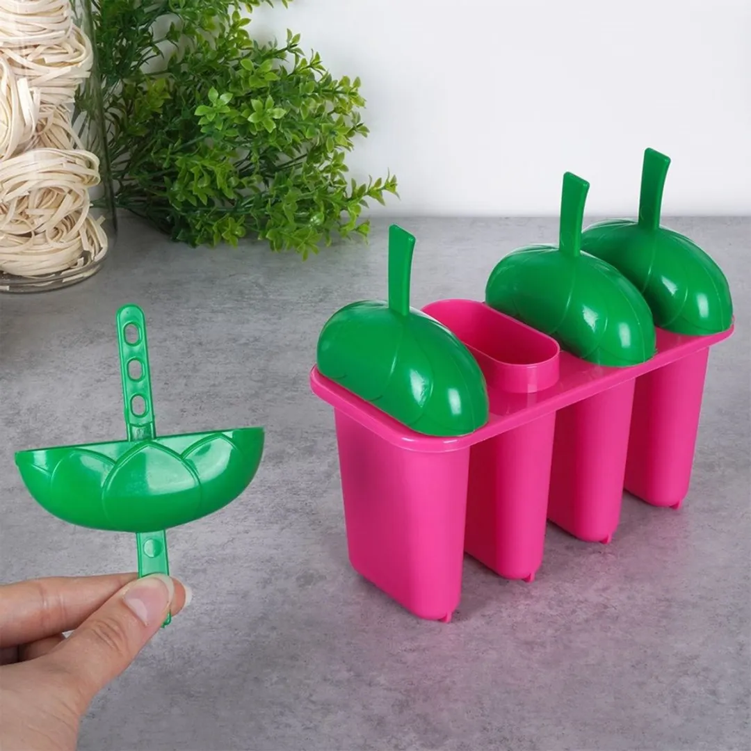Excellent Houseware IJsvorm Set 4 Stuks - Groen/Rood - afbeelding 6 van 6