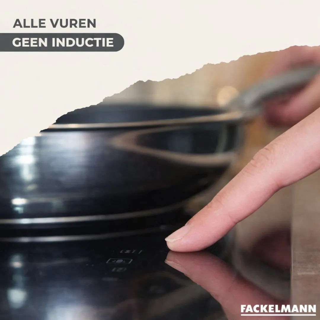 Fackelmann 9355150 Roestvrijstalen Kookset - 4 Pannen 16-28cm - Glasdeksels