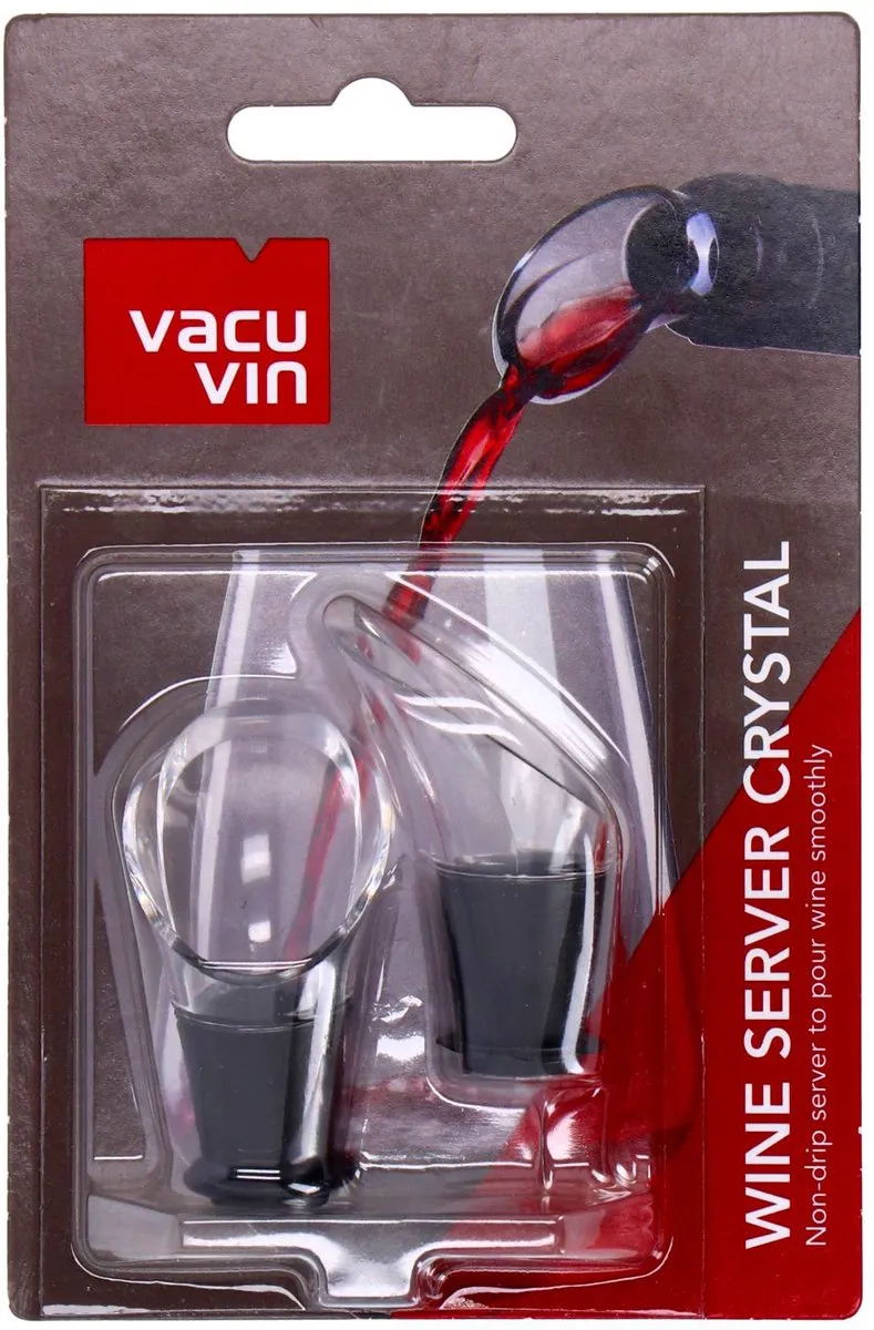 VacuVin Wine Server Crystal Set