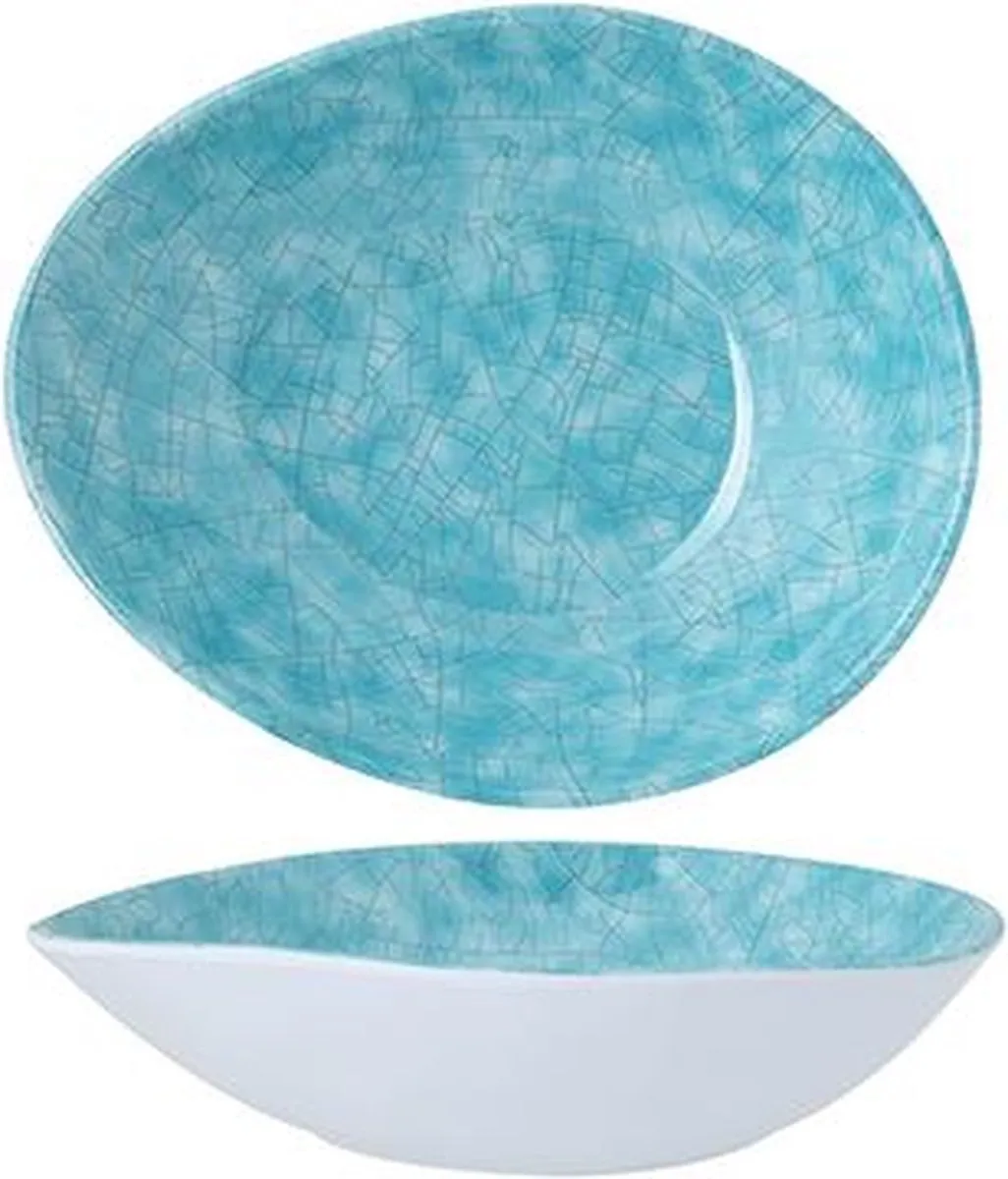 Cosy&Trendy Streetfood Go Azzurro Deep Plate 19.5x16cm